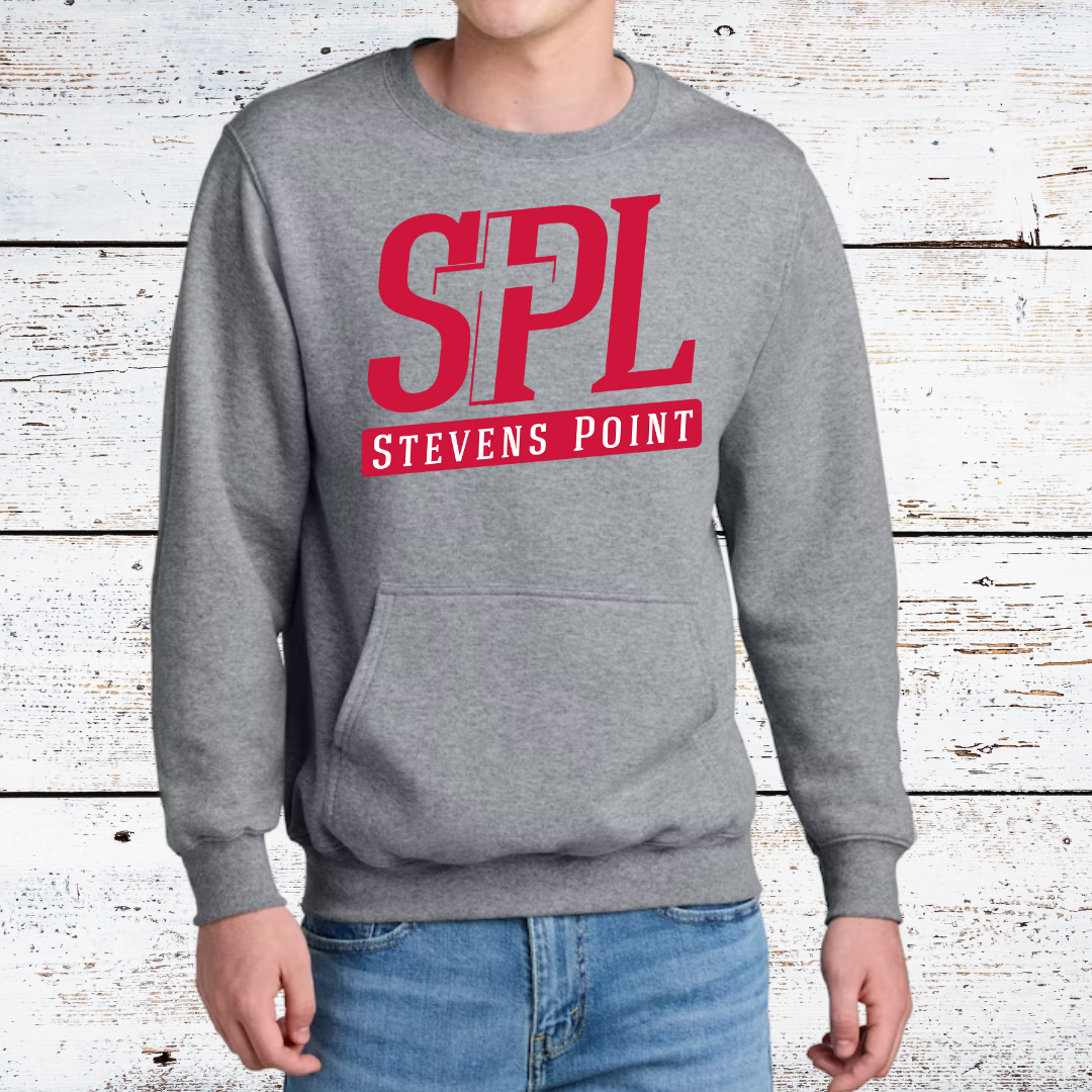 Adult Pocket Crewneck Sweatshirt
