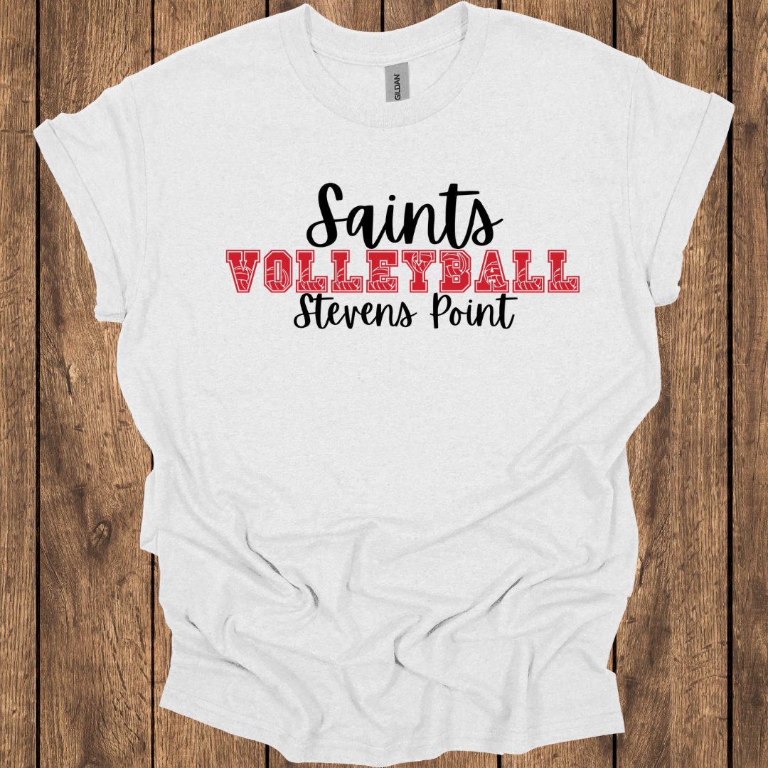 Saints Volleyball- Stevens Point T-Shirt