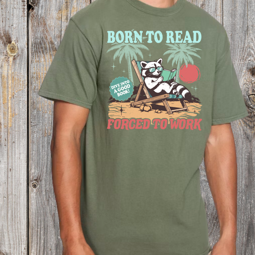 Born to Read, Forced to Work Raccoon