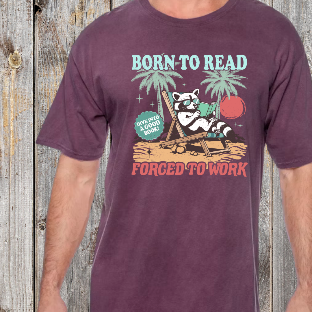 Born to Read, Forced to Work Raccoon