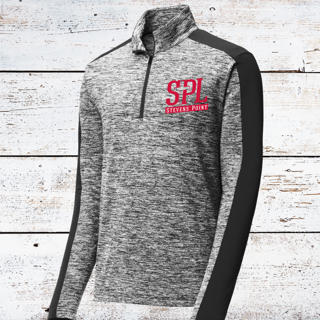 Adult 1/4 Zip Colorblock Pullover