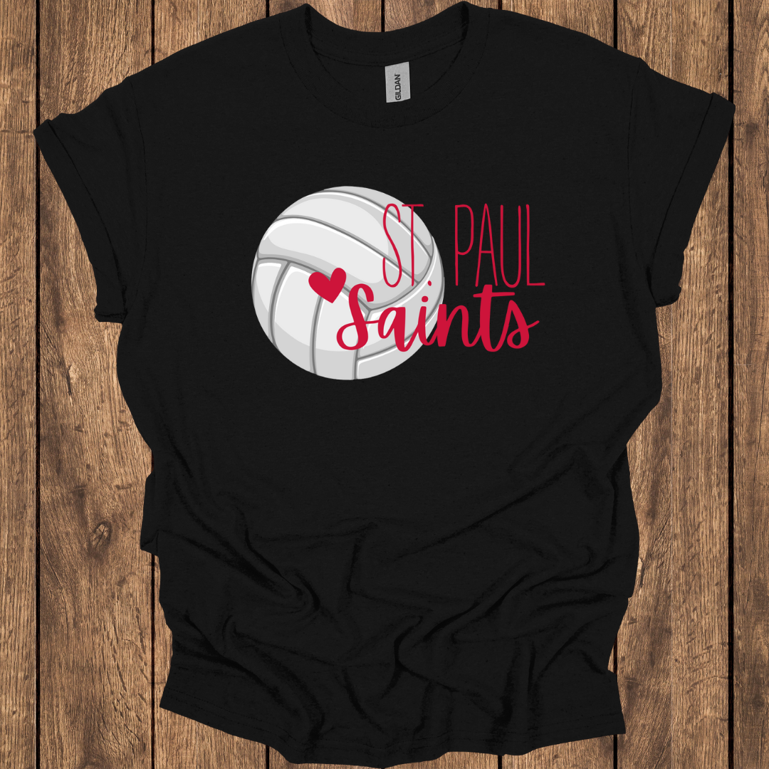 St. Paul Saints Love Volleyball T-Shirt