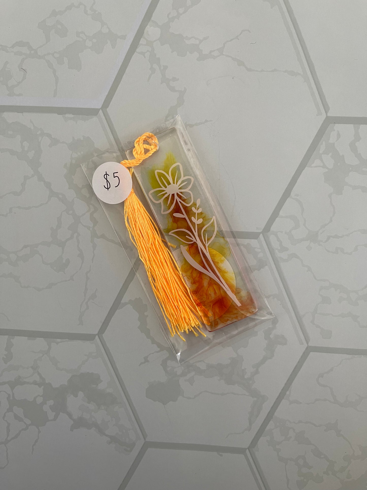 Floral Watercolor Bookmark