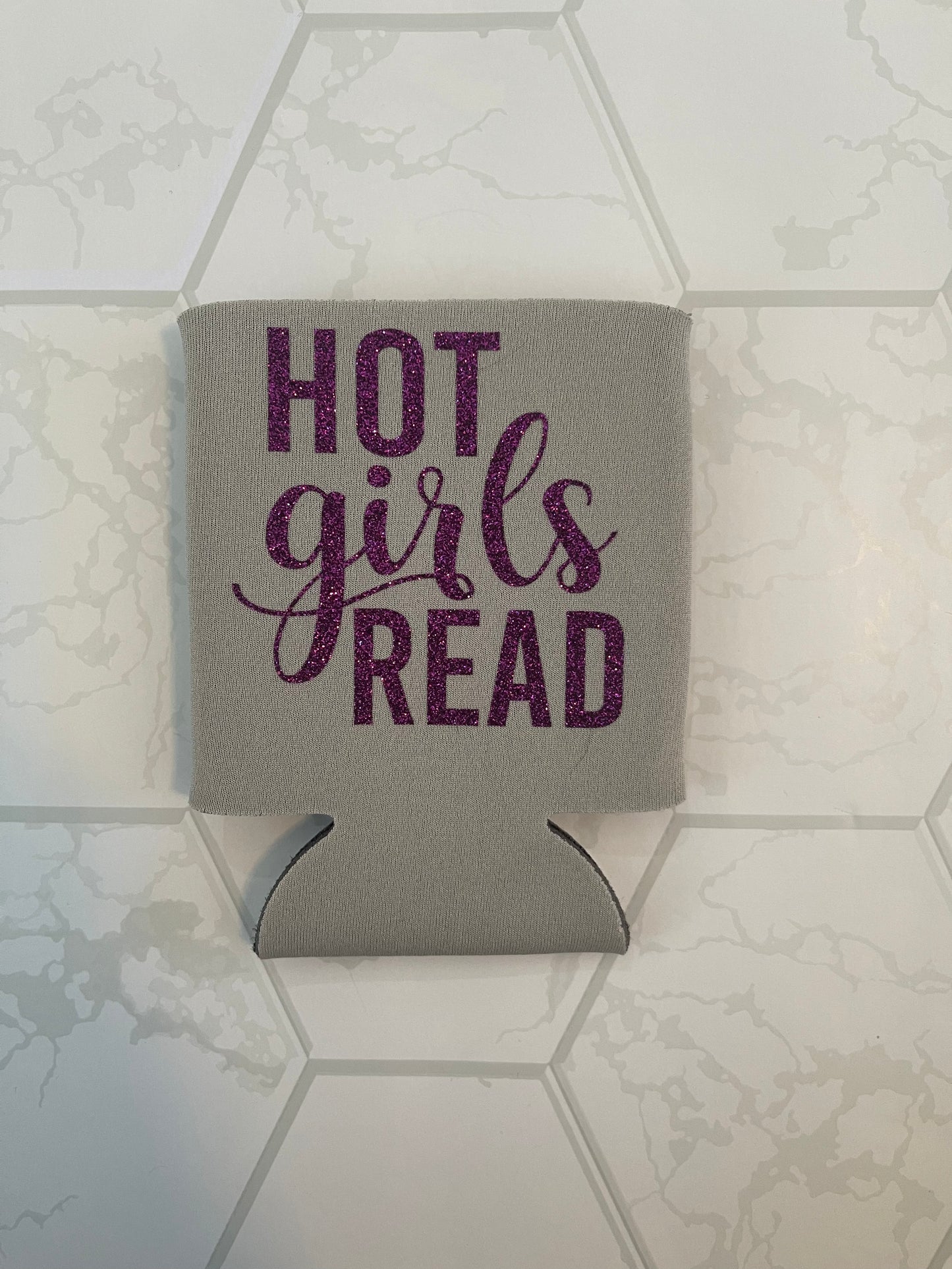 Hot Girls Read Koozie