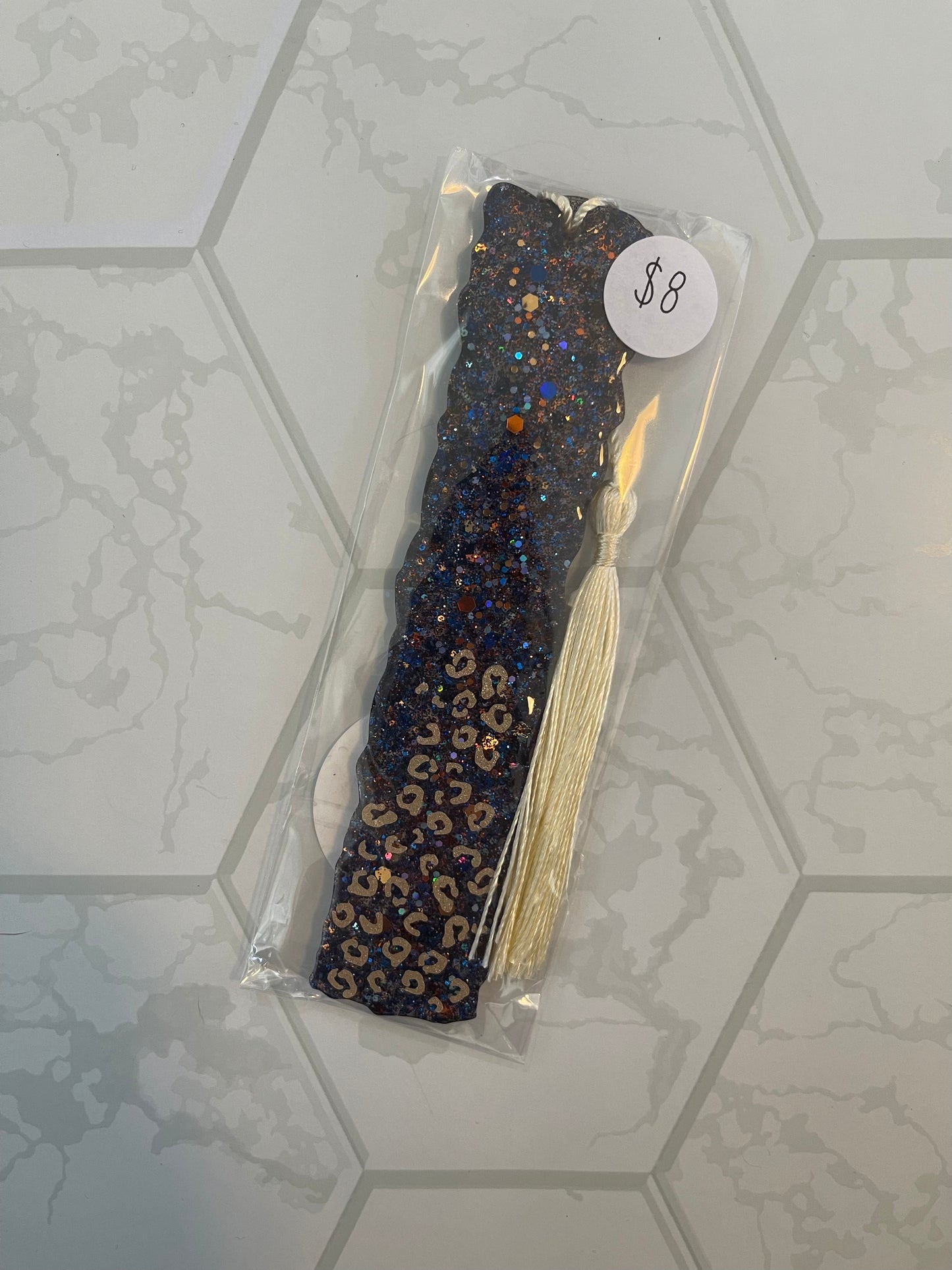 Gold Cheetah Bookmark