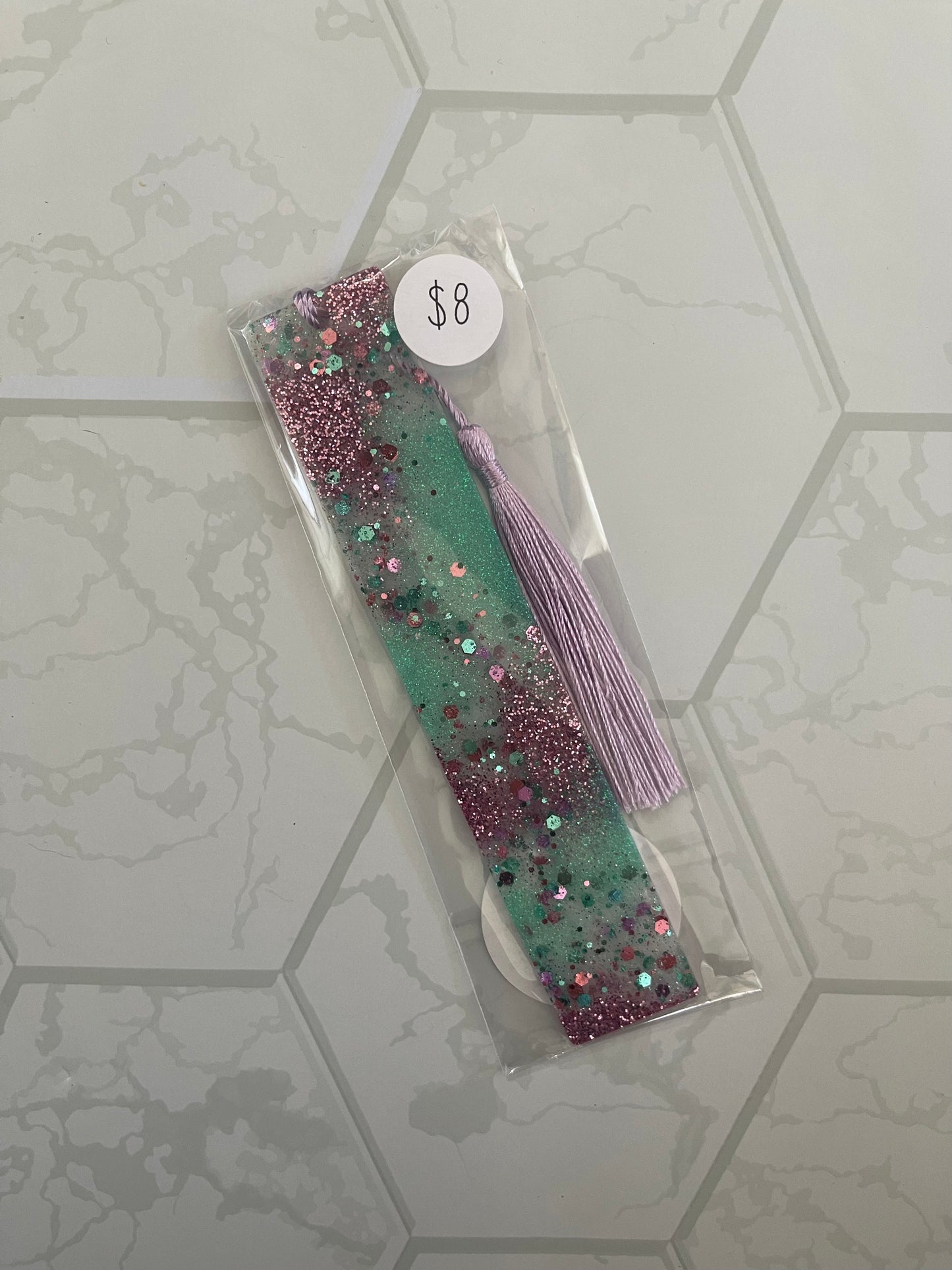 Blue and Purple Bookmark