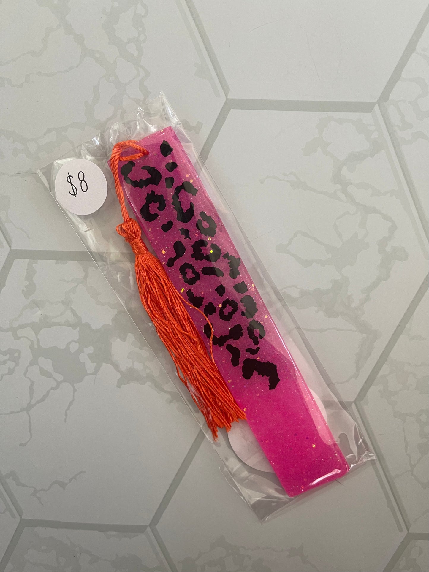Hot Pink Cheetah Bookmark