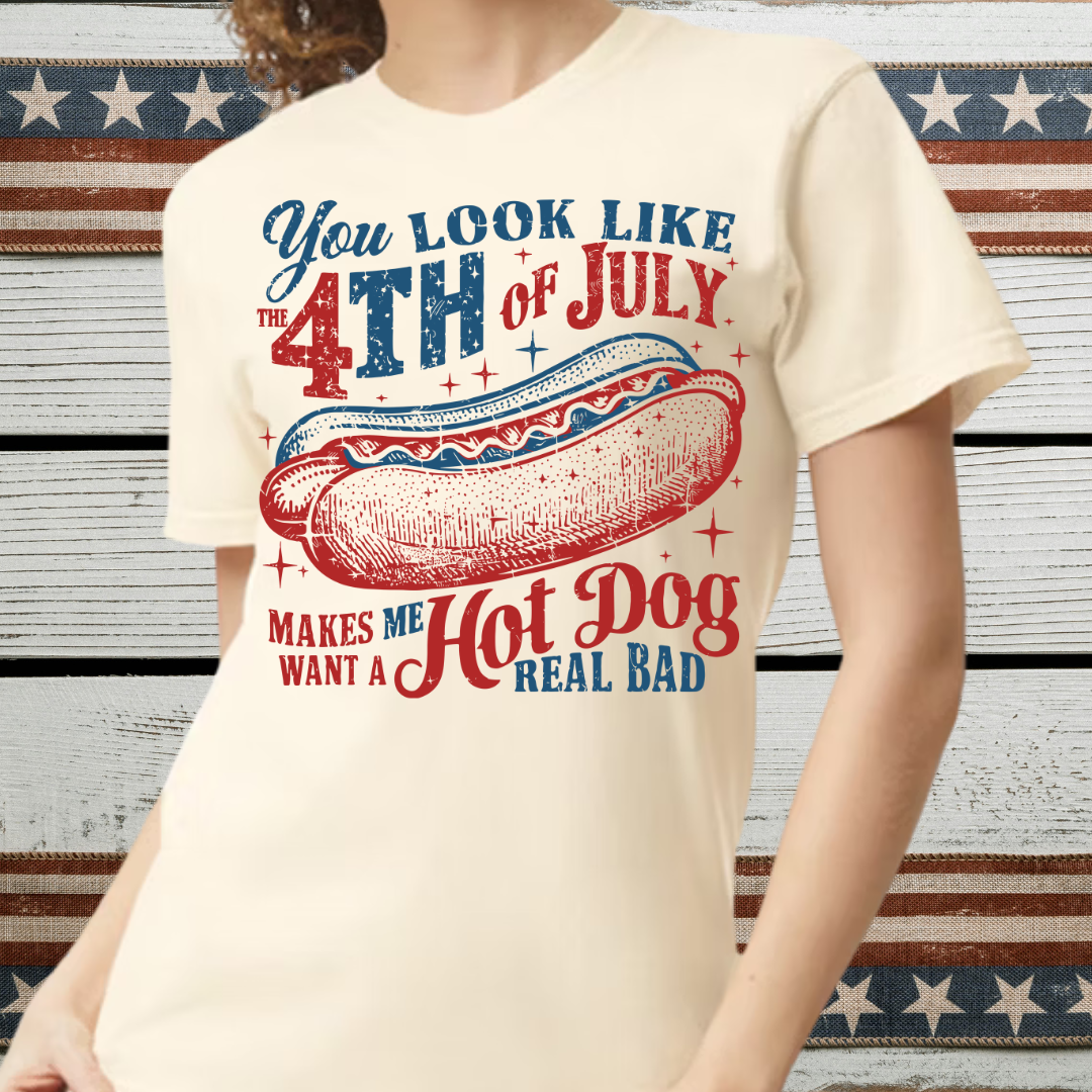 4th of July, Hotdog Tee