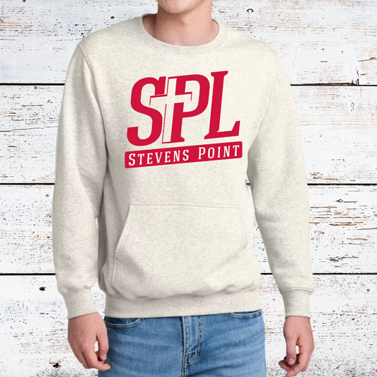 Adult Pocket Crewneck Sweatshirt