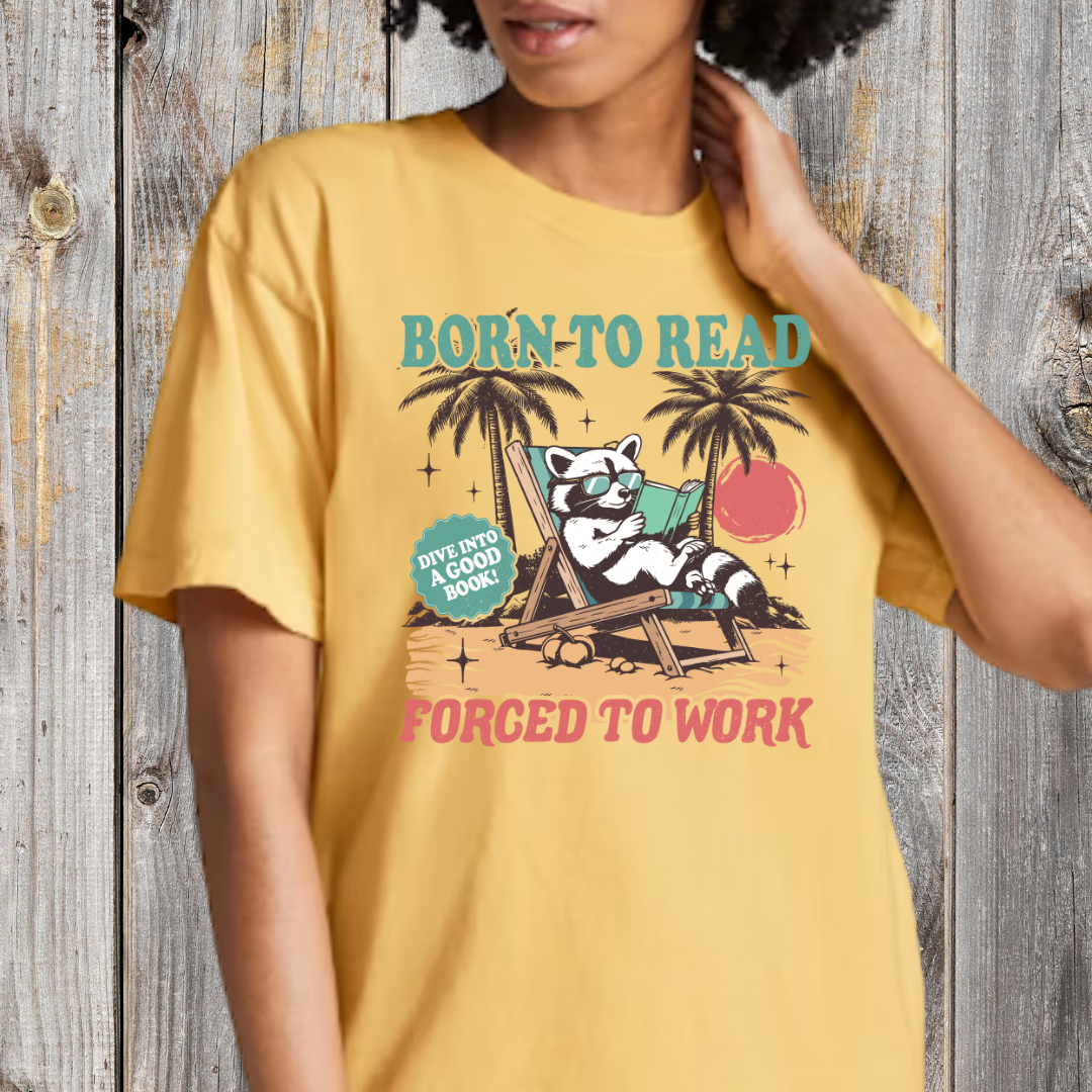 Born to Read, Forced to Work Raccoon