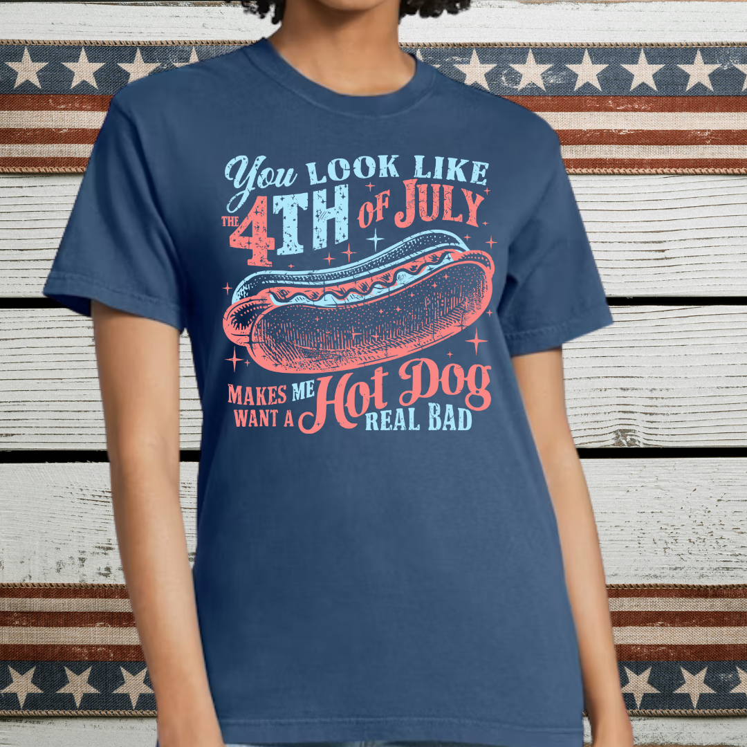 4th of July, Hotdog Tee