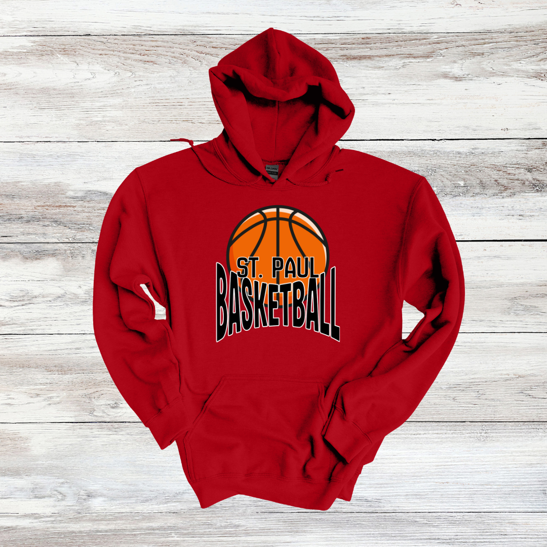 St. Paul Basketball Hooded Sweatshirt