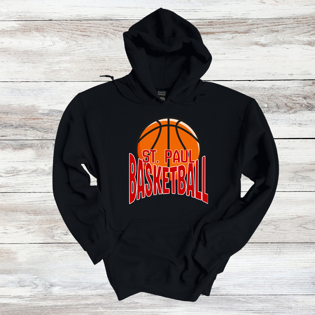 St. Paul Basketball Hooded Sweatshirt