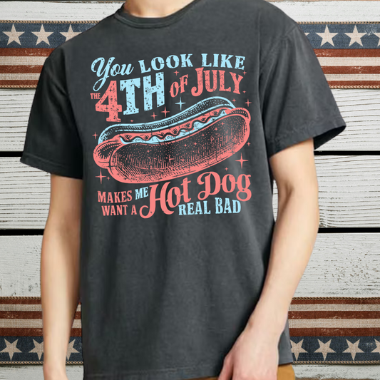 4th of July, Hotdog Tee