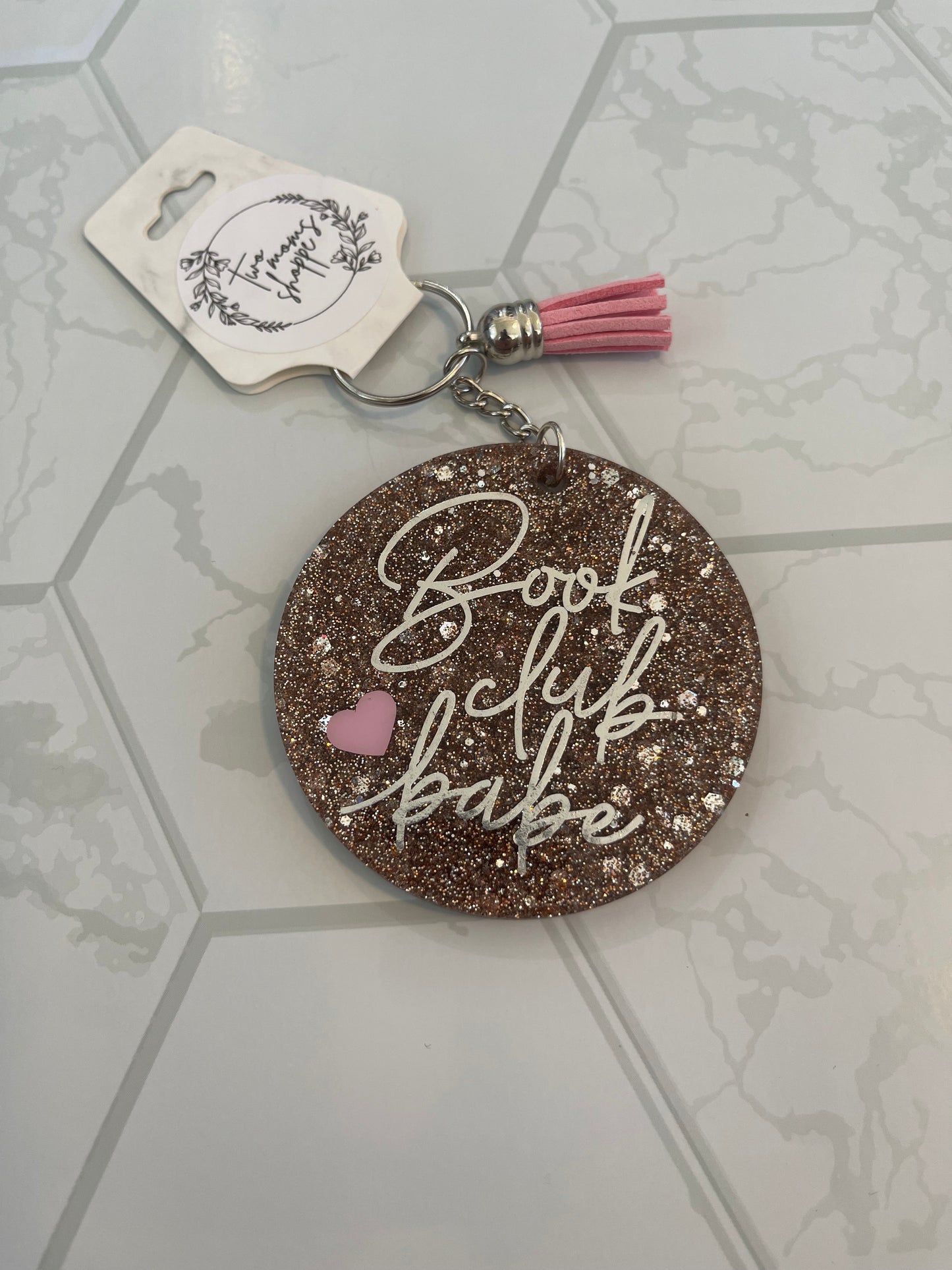 Book Club Babe Keychain