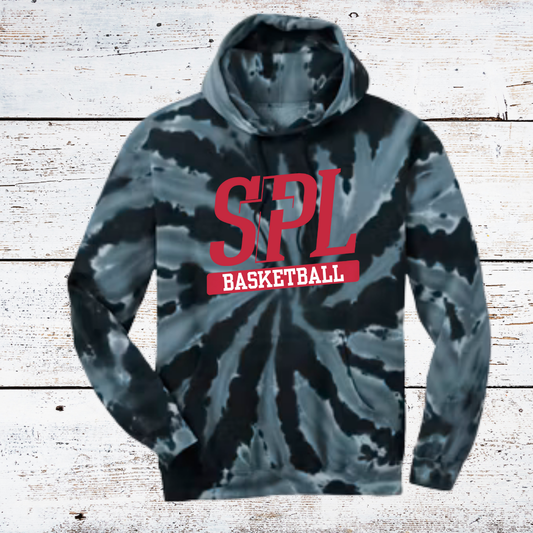 SPL Basketball Logo Tie Dye Hooded Sweatshirt
