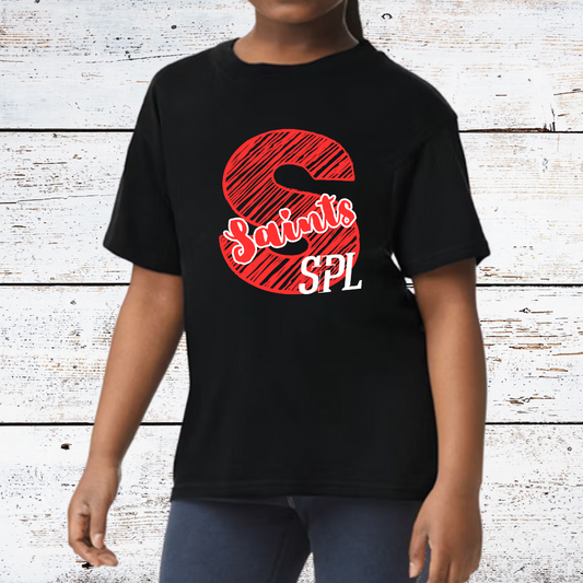 Saints Scribble Youth Softstyle T-Shirt