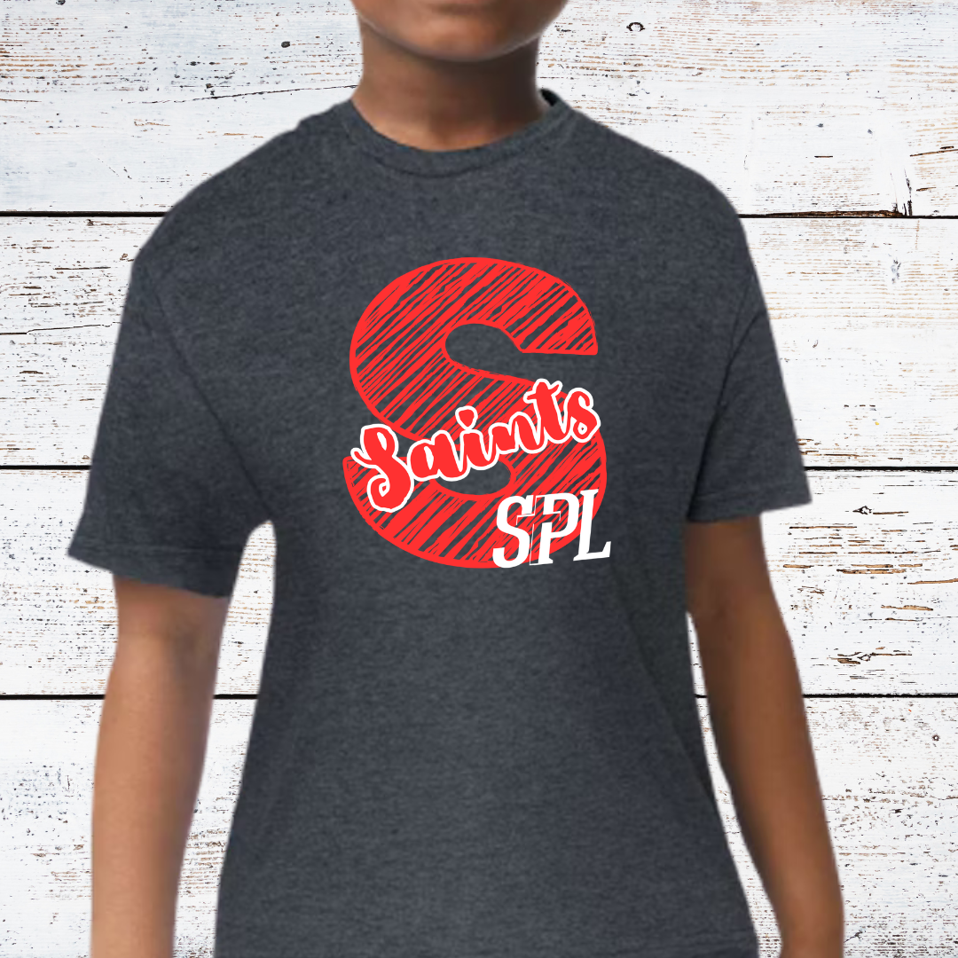 Saints Scribble Youth Softstyle T-Shirt