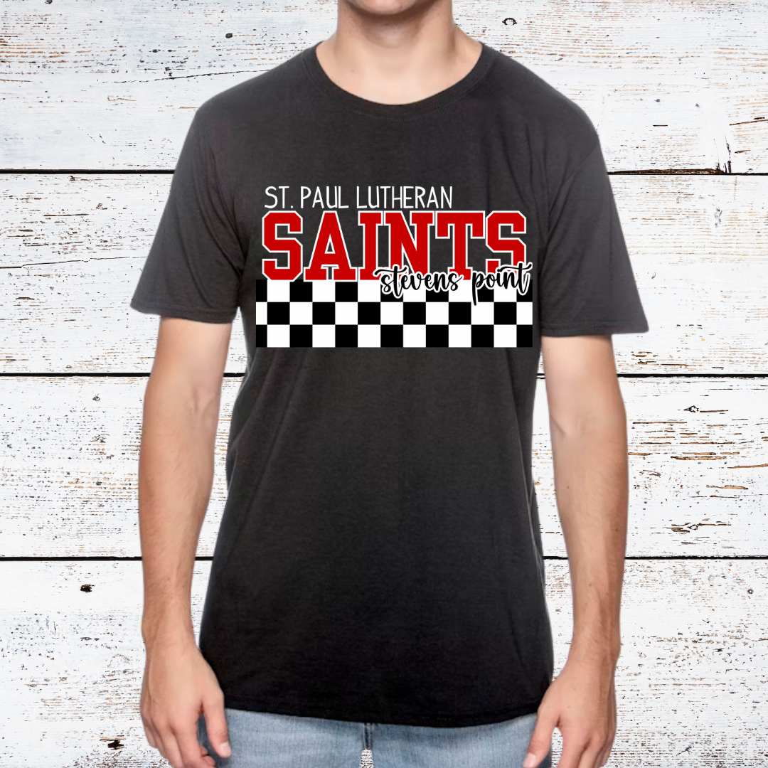 Checkered Adult Softstyle Tee